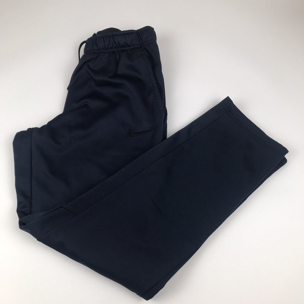 Nike Dri Fit Pant Mens Small Lined Warm Up Pant Blue